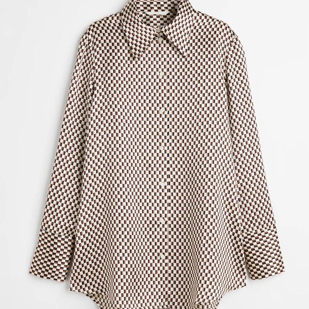 H&M Checkered Button Down Shirt